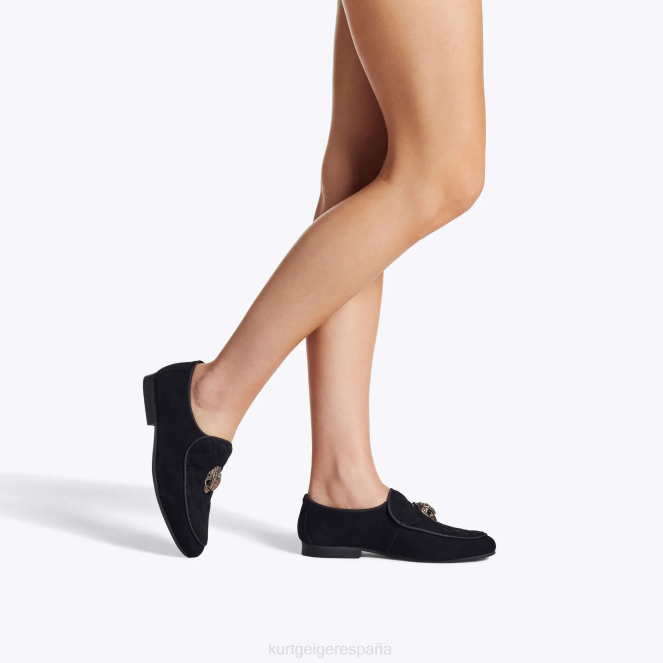 Kurt Geiger mujer mocasines london holly eagle 2LPR357 | calzados negro